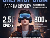 СЛУЖБА В ВЫСОКОТЕХНОЛОГИЧНЫХ ВОЙСКАХ БЕСПИЛОТНЫХ СИСТЕМ